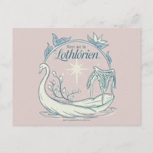 Ontmoet me in LOTHLORIEN™ - Zwanenboot Briefkaart