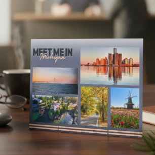 Ontmoet me in Michigan Briefkaart