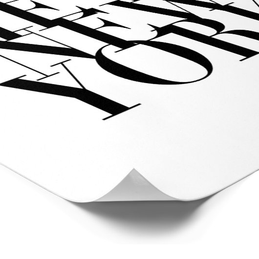 Ontmoet me in New York Poster (Hoek)