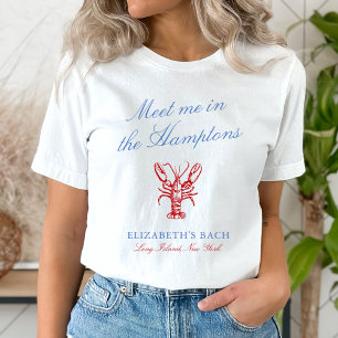 Ontmoet Me in The Hamptons Bachelorette T-shirt