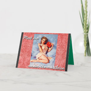 Ontmoet me...Kerst Wenskaart Feestdagen Kaart