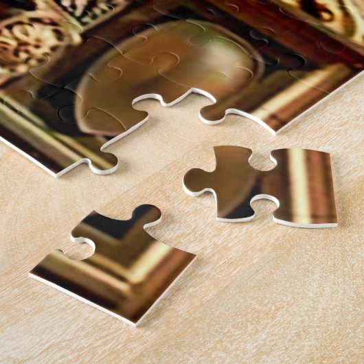 "Ontmoet me onder de klok van Kaufmann" Puzzle Legpuzzel (Zijkant)