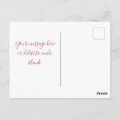 Ontmoet me onder de mistletoe briefkaart (Achterkant)