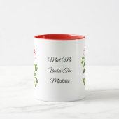 Ontmoet me onder de mistletoe mok (Midden)