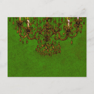 Ontmoet me onder het luchters ~ Briefkaart