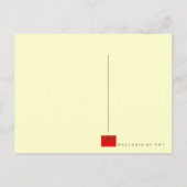 Ontmoet me onder het luchters ~ Briefkaart (Achterkant)