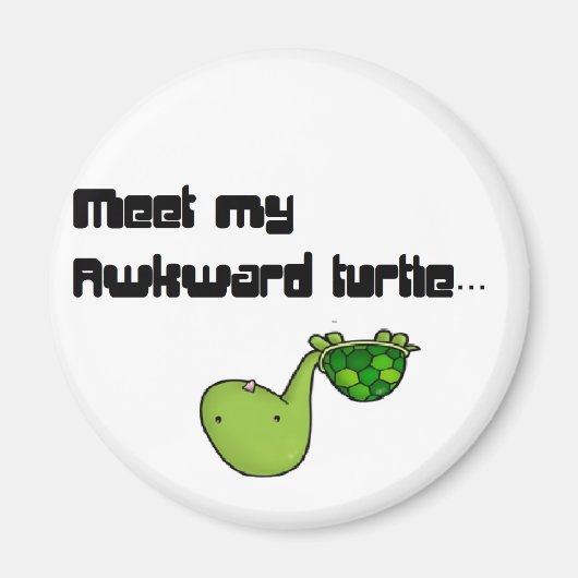 ontmoet mijn schildpad magneet (Voorkant)