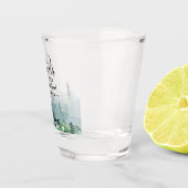 Ontmoet ons in de buitenbruiloft van de Bossen spa Shot Glas (Rechts)