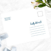 Ontmoet ons op de bruiloft van bestemming sparen d briefkaart