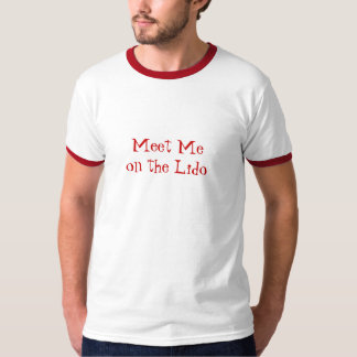 Ontmoet op het Shirt van Lido Cruise