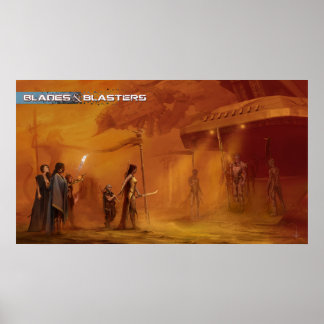 "ontmoeten en begroeten" 36 x 20 Poster