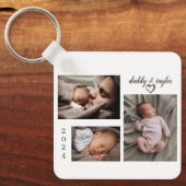 Ontmoeting met nieuwe papa sleutelhanger (Voorkant)