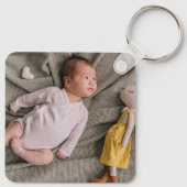 Ontmoeting met nieuwe papa sleutelhanger (Achterkant)