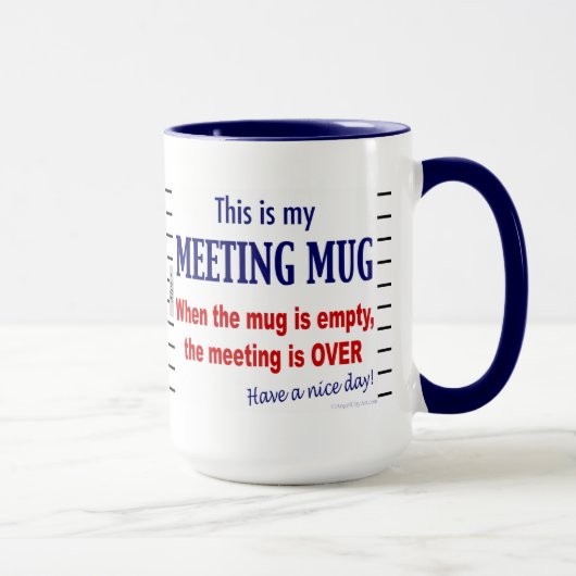 Ontmoeting Mok Funny Office Humor Coffee Mok (Rechts)