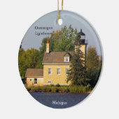 Ontonagon Lighthouse 2023 ornement (Gauche)