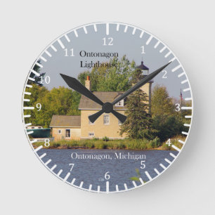 Ontonagon vuurtoren 2023 klok