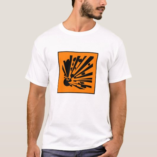 Ontplofbaar T-shirt (Voorkant)