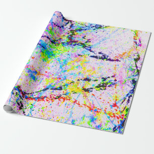 Ontplofbare kleuren cadeaupapier