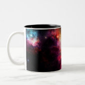 Ontplofbare nebula tweekleurige koffiemok (Links)
