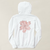 ontploffende bloem hoodie (Design achterkant)