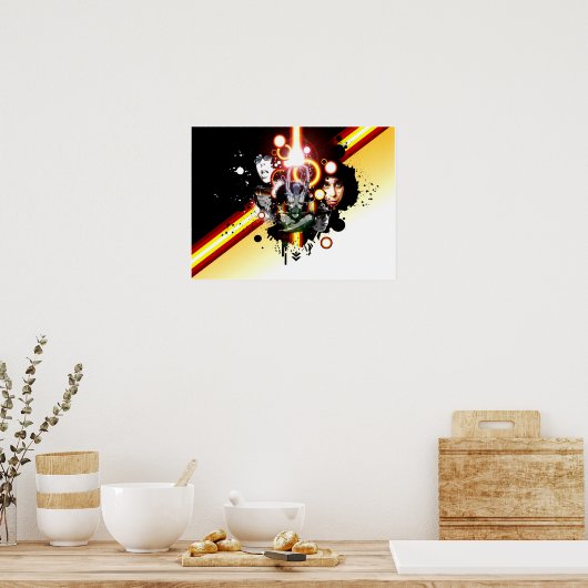 ontploffing in 2009 poster (Keuken)