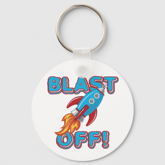 Ontploffing van het Schip van de Raket Sleutelhanger (Voorkant)