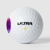 Ontploffing van kleur golfballen (Logo)