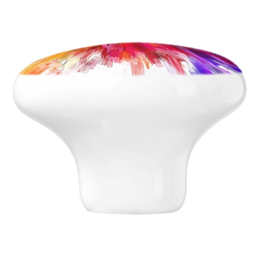 Ontploffing van kleur keramische knop (Zijkant)