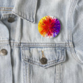 Ontploffing van kleur ronde button 5,7 cm (In situ)