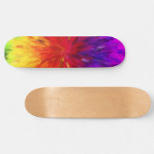 Ontploffing van kleur skateboard (Horizontaal)