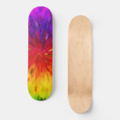 Ontploffing van kleur skateboard (Voorkant)