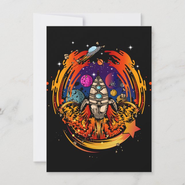 ontploffing van ruimteschip (Voorkant)