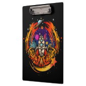 ontploffing van ruimteschip klembord (Links)