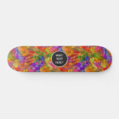 Ontploffing van schilderverf in Bright kleuren - O Skateboard (Horizontaal)