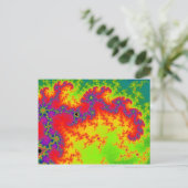 Ontploffingsregenboog Briefkaart (Staand voorkant)