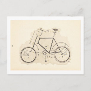Ontplofte schematische Uitzicht van de Vintage van Briefkaart