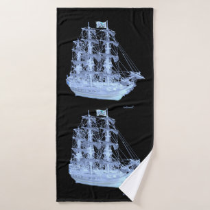 ONTPLooide PIRATENSCHIP Badhanddoek