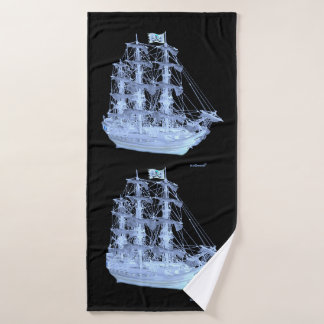 ONTPLooide PIRATENSCHIP Badhanddoek