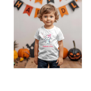 Ontrafelen in stijl   Grappige Mummy Girls 'Hallow T-shirt