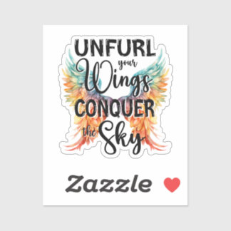 Ontrollen je Vleugels Verover de Hemel, Angel Wing Sticker