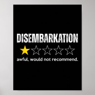 Ontscheping Afschuwelijk zou niet aanraden Funny C Poster