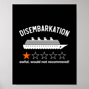 Ontscheping Vreselijk Niet Aanbevelen  Poster