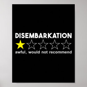 Ontscheping Vreselijk Niet Aanbevelen Vakantie Poster