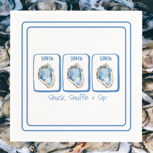 Ontschil, Schuif & Slik Oester Mahjong Kust Zuid Servet