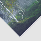 Ontschrooiing van vogelbosolie tissuepapier (Detail)