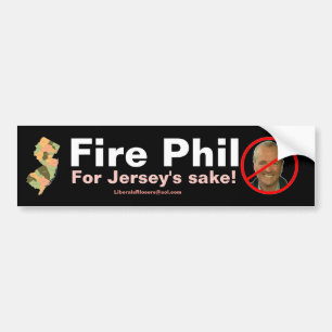 Ontsla Phil Murphy...voor Jersey's bestwil! Bumpersticker