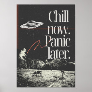 Ontslaan nu. Panikeren later. Anti Motivatie Poster
