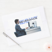 ONTSLAGTHEORIE RECHTHOEKIGE STICKER (Envelop)