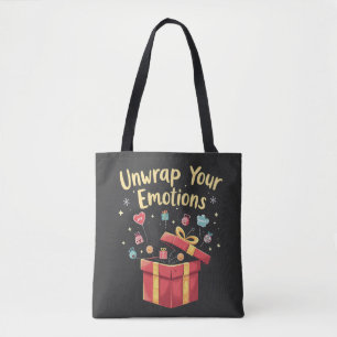 Ontsluit je emoties Kerstmis Geestelijke Gezondhei Draagtas