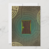 Ontsnap aan de kamer Moordmysterie Dinerparty Kaart (Achterkant)